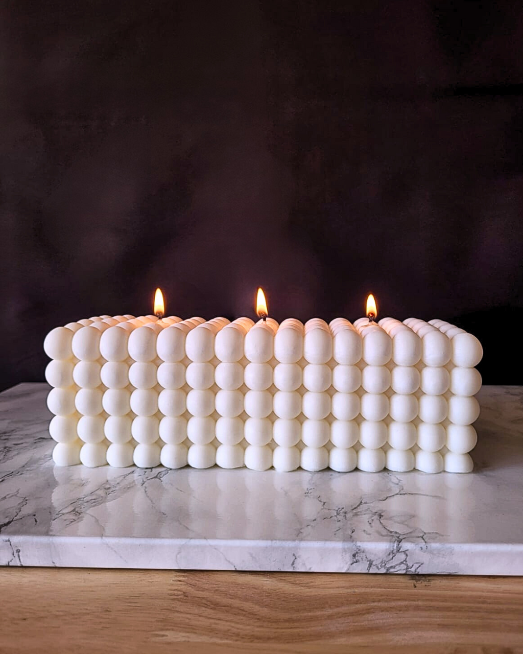 BUBBLE BLOCK Kerze