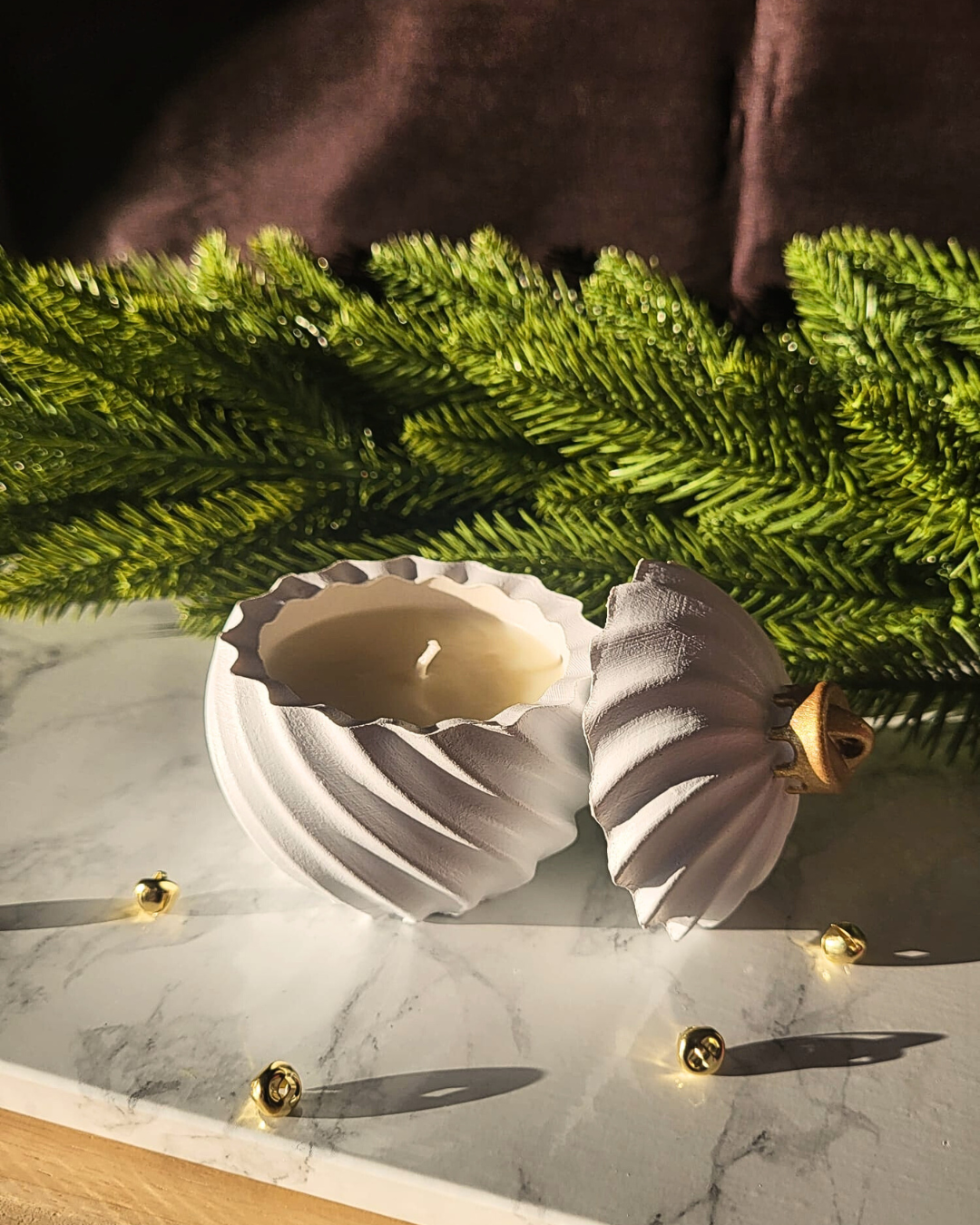 CHRISTMAS BUBBLE Kerze